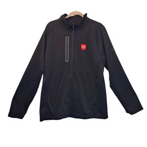 The North Face Full Zip Black Softshell Jacket Size XL